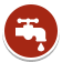 Red tap icon