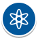 Blue science icon