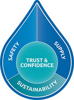Supply, sustainability, safety, trust and confidence