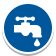 Blue tap icon